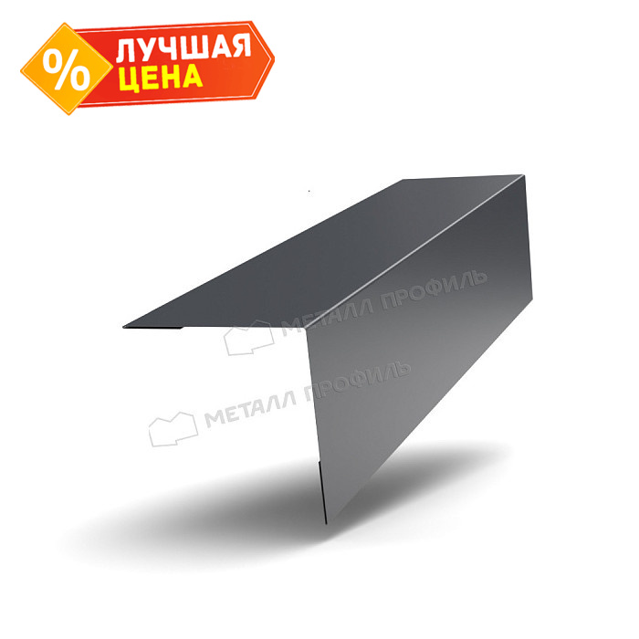 Планка угла наружного 115х115х2000 (ECOSTEEL_MA-01-Беленый Дуб-0.5)