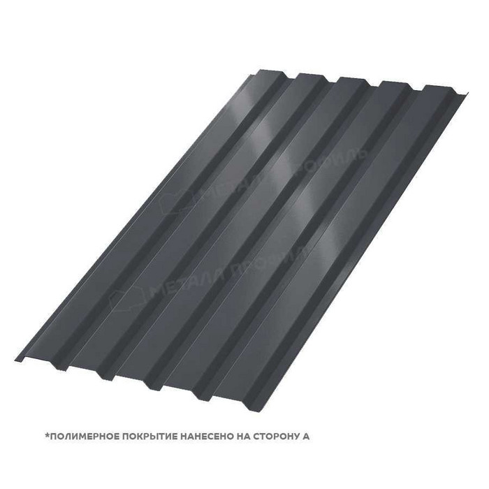 Профлист Металл Профиль МП-35 0,7 Полиэстер RAL 7024 Серый графит